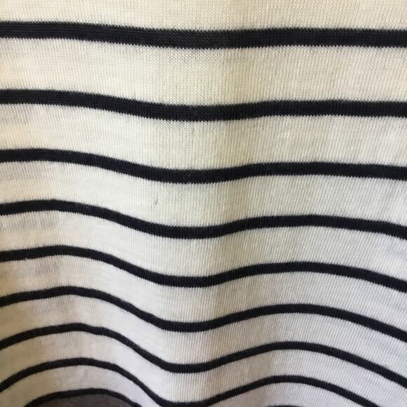 Tory Burch Grey Striped Wool Sweater - Picture 8 of 13